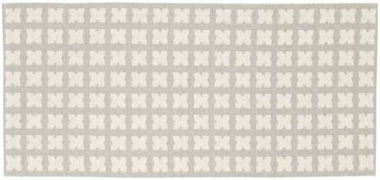 Plastmatter - Horredsmattan Cross (grå) (Størrelse: 70 x 50 cm)