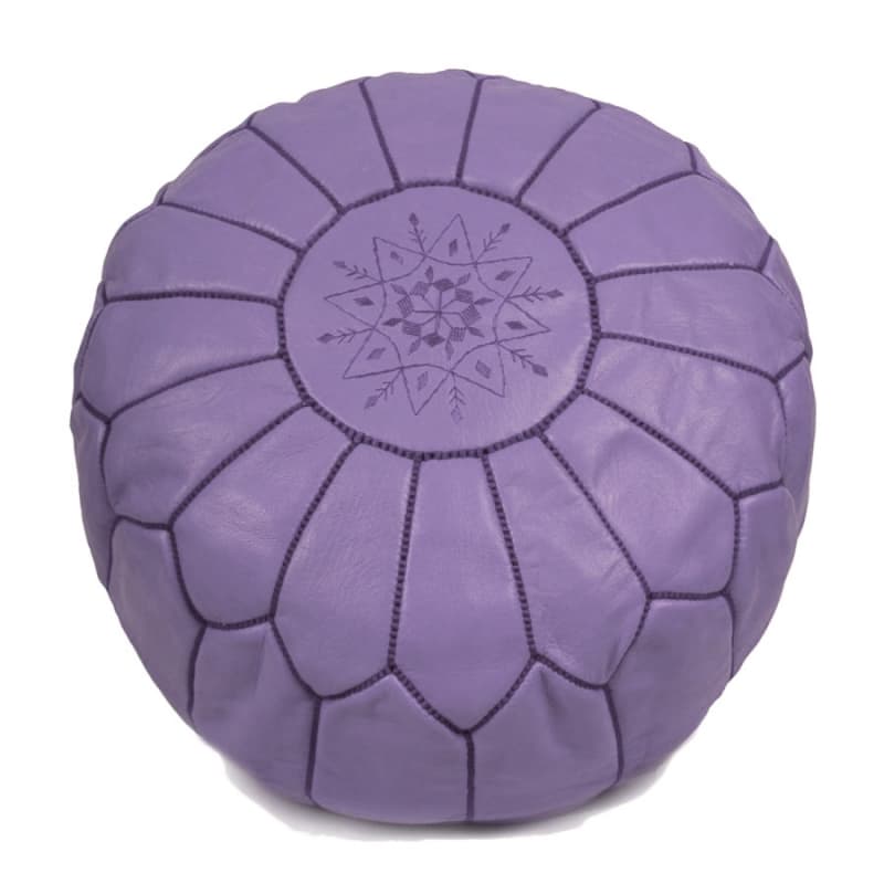 Sittepuff - Marokkansk skinnpuff (Lilla)