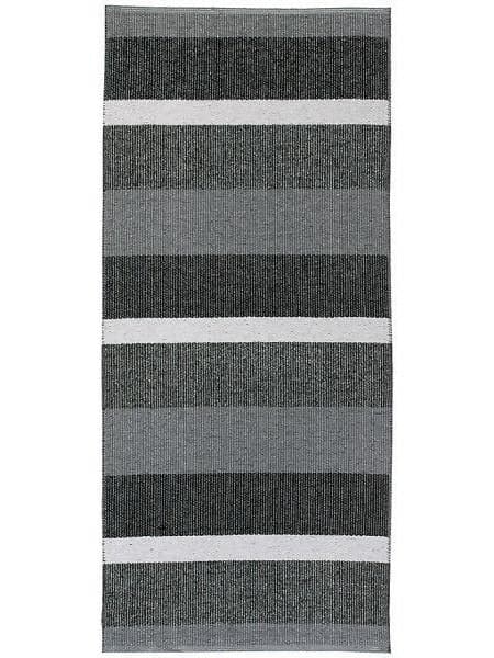 Plastmatter - Horredsmattan Block metallic (Graphite) (Størrelse: 70 x 250 cm)