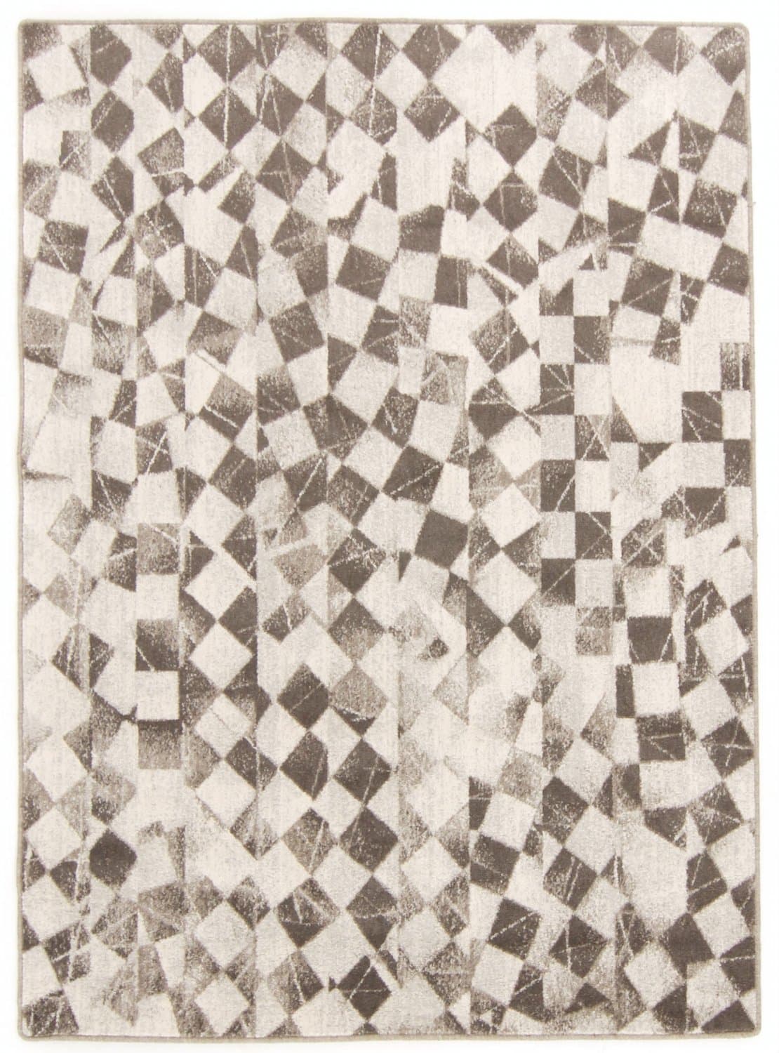 Ullteppe - Kallatis (sort/hvit) (Størrelse: 160 x 220 cm)