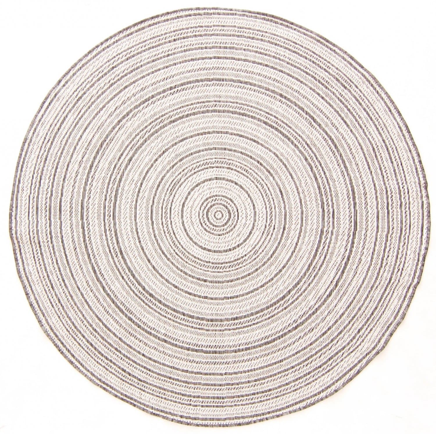 Rundt teppe - Brussels Weave (grå) (Størrelse: Ø 160 cm)