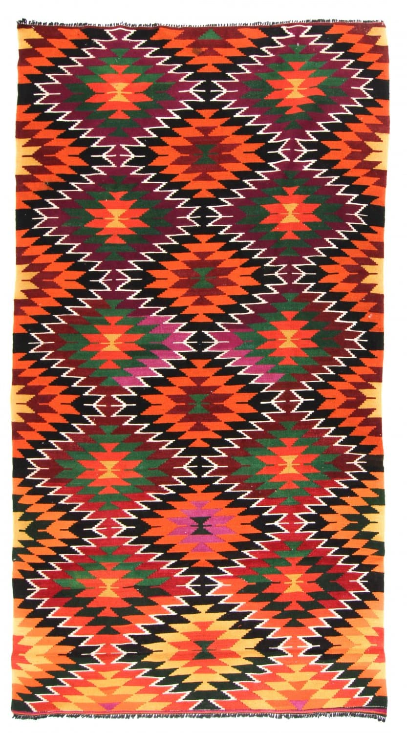 Kelim-teppe Tyrkisk 336 x 170 cm