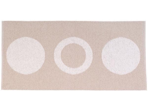 Plastmatter - Horredsmattan Circle (beige) (Størrelse: 150 x 150 cm)