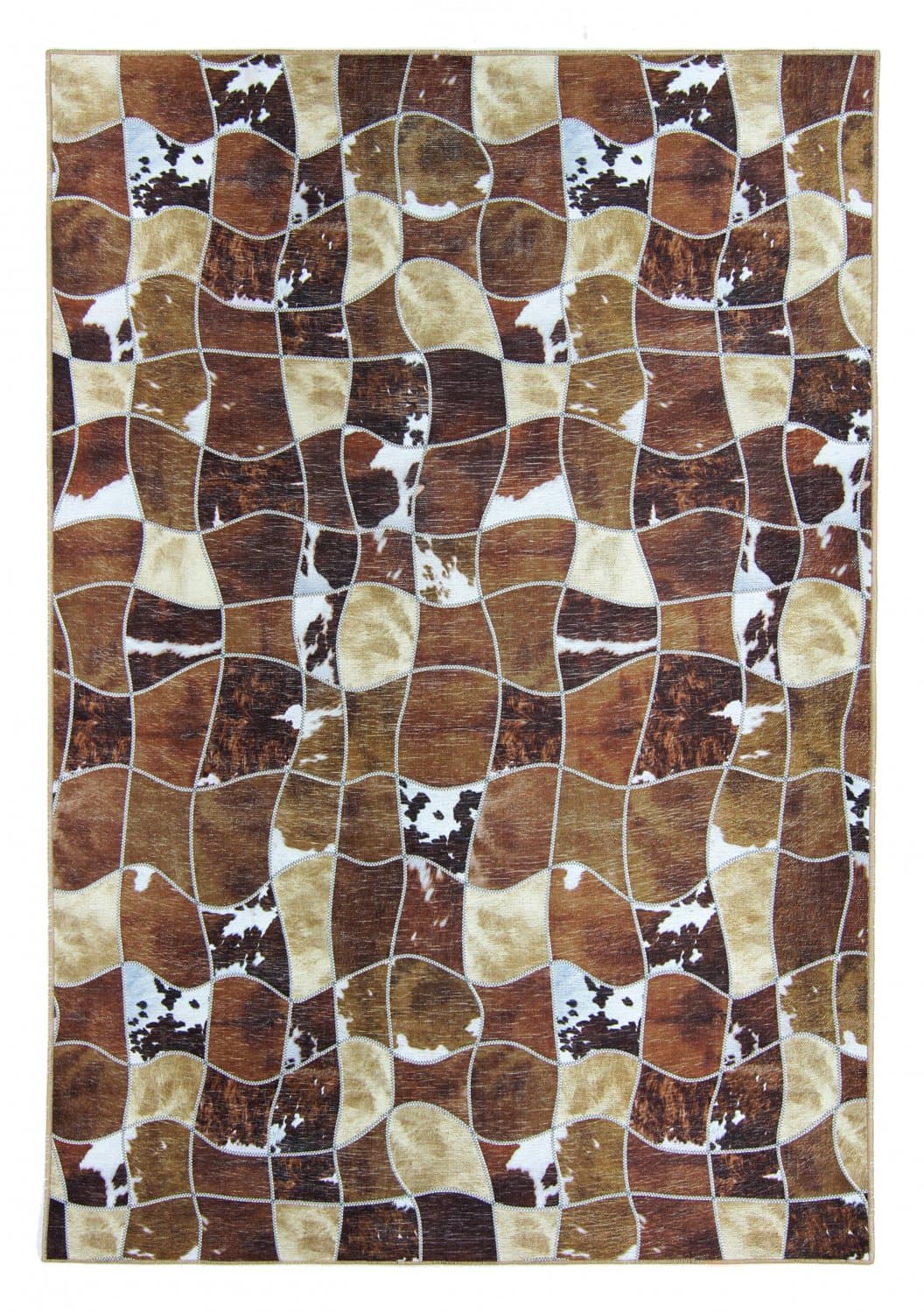 Wilton-teppe - Nonza (brun) (Størrelse: 160 x 230 cm)
