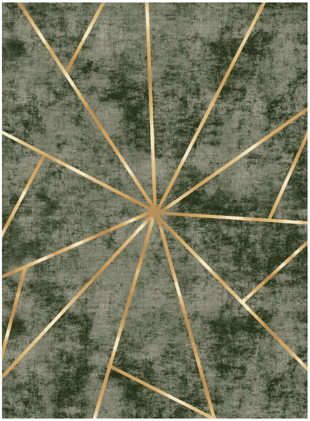 Wilton-teppe - Bellizzi (grønn) (Størrelse: 200 x 280 cm)