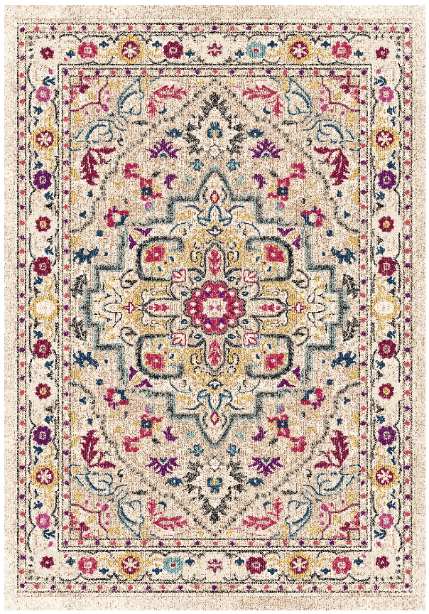 Wilton-teppe - Castro (multi) (Størrelse: 200 x 280 cm)