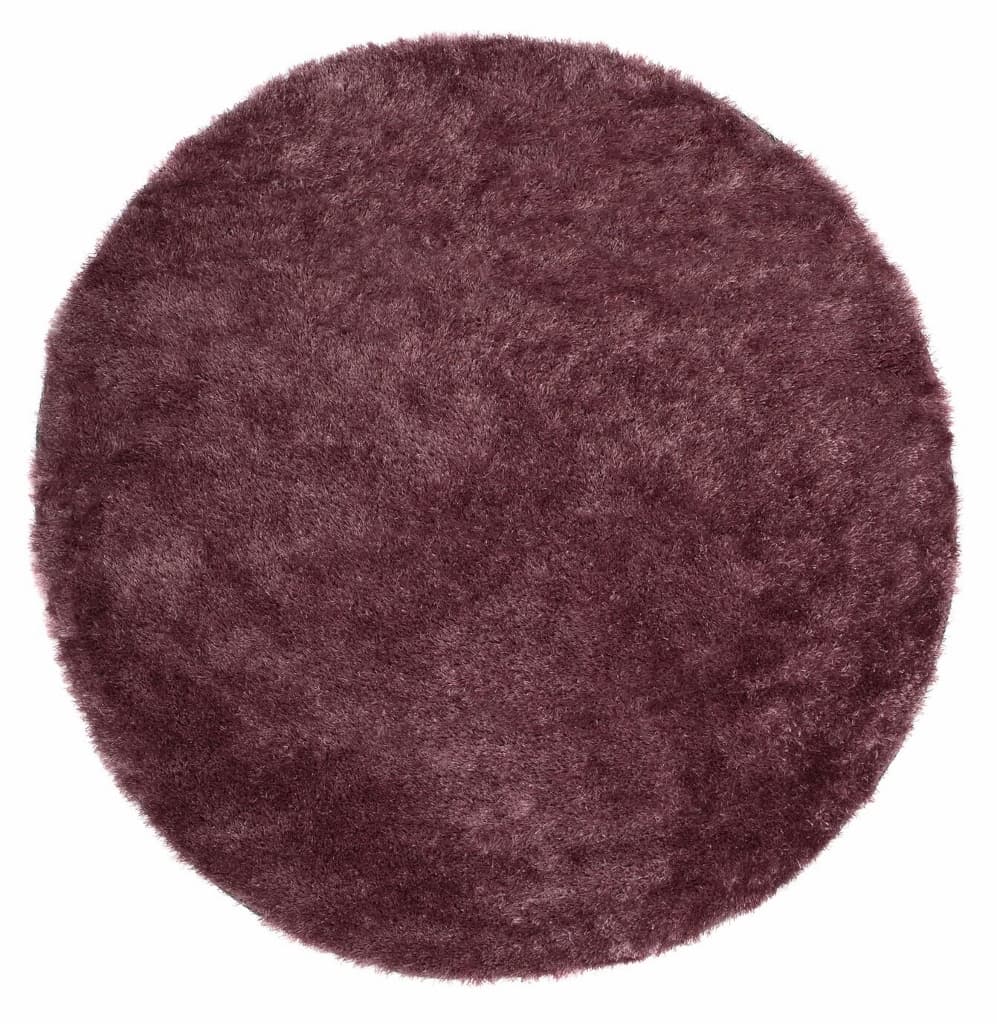 Runde tepper - Cosy (rubin) (Størrelse: Ø 160 cm)