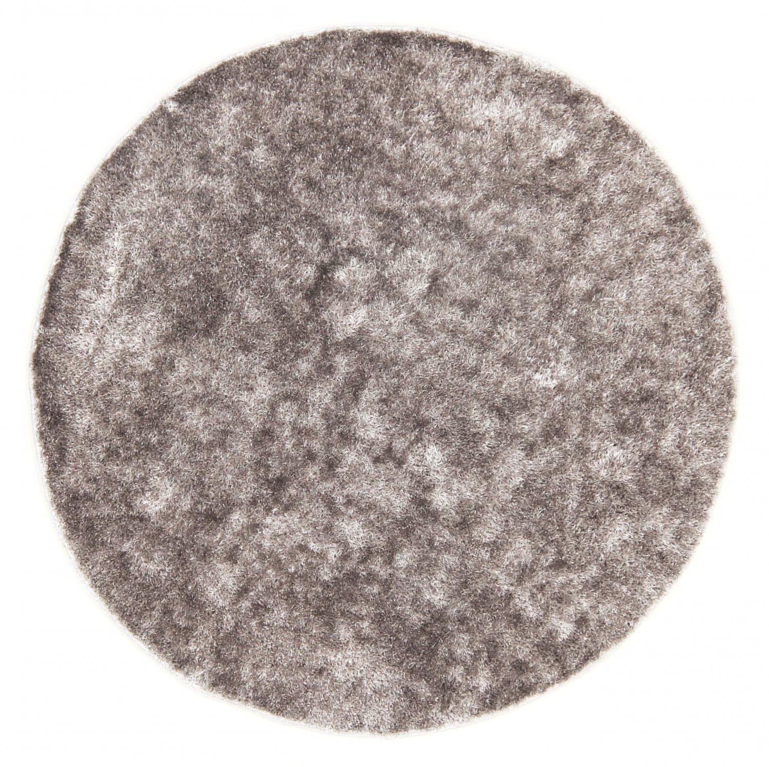 Runde tepper - Cosy (taupe) (Størrelse: Ø 160 cm)