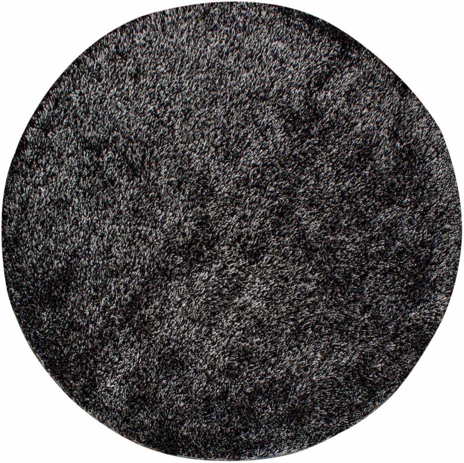 Runde tepper - Cosy (antrasitt) (Størrelse: Ø 80 cm)