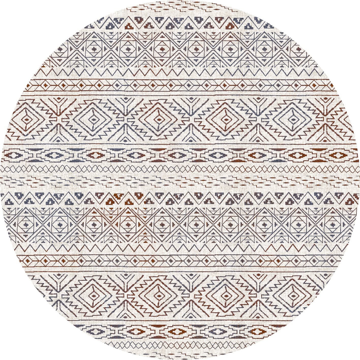Rundt teppe - Goulette (multi) (Størrelse: Ø 160 cm)