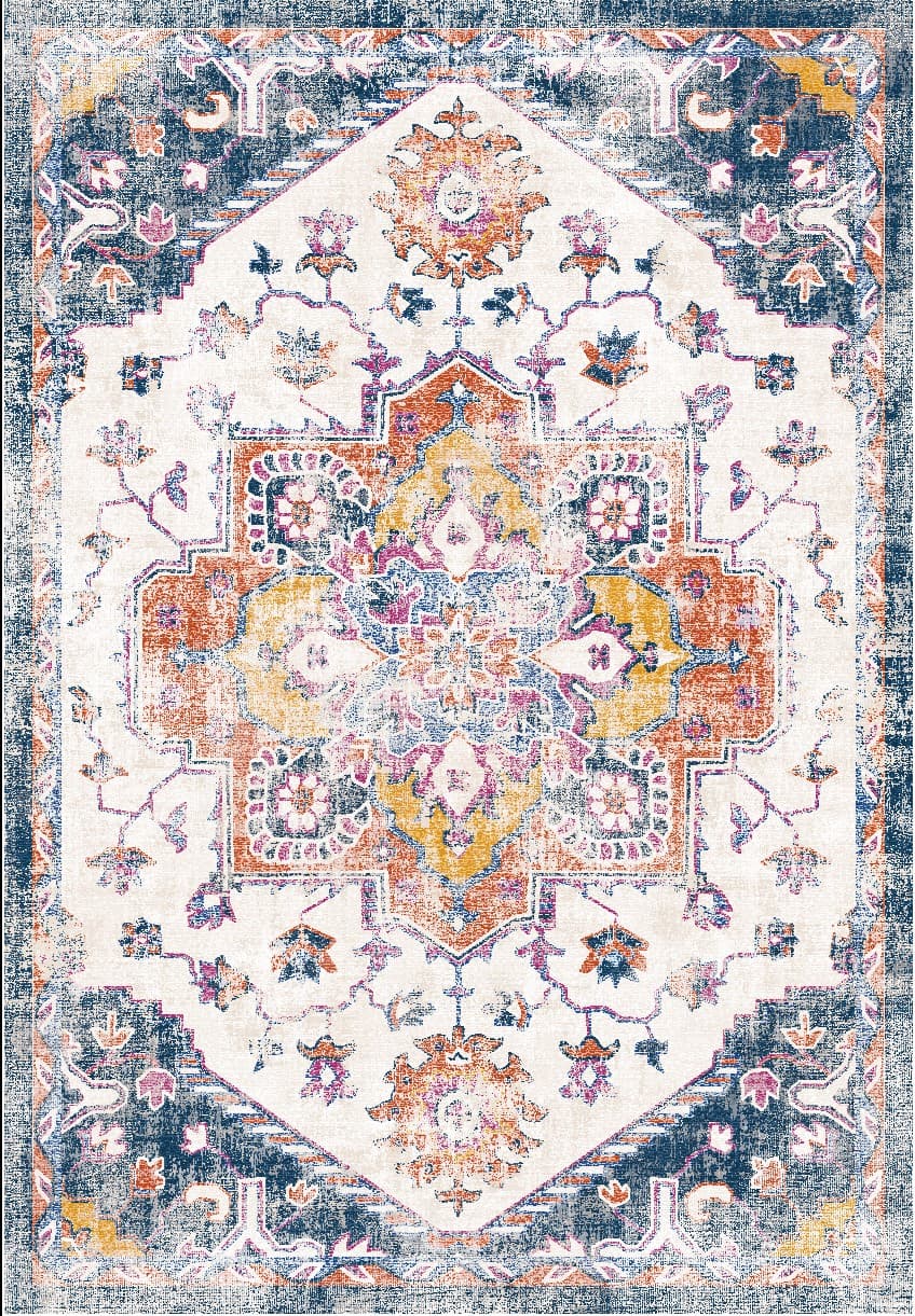 Wilton-teppe - Lamta (multi) (Størrelse: 160 x 230 cm)
