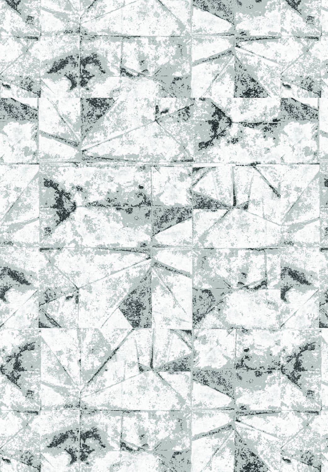 Wilton-teppe - Hakari (grå) (Størrelse: 160 x 230 cm)
