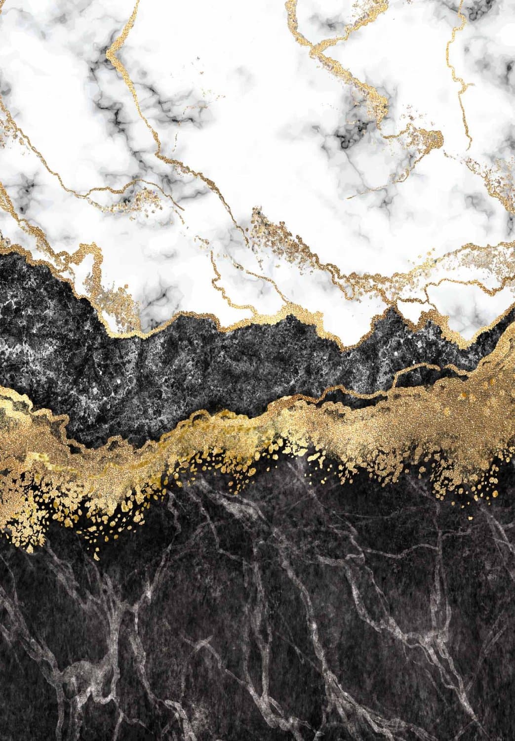 Wilton-teppe - Padova (sort/hvit/gull) (Størrelse: 240 x 340 cm)