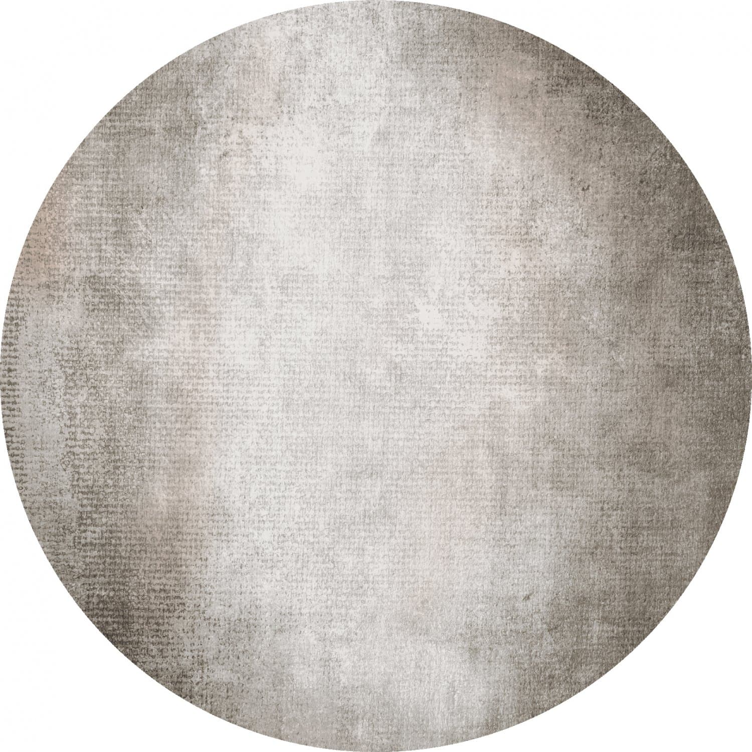 Rundt teppe - Riano (grå) (Størrelse: Ø 160 cm)