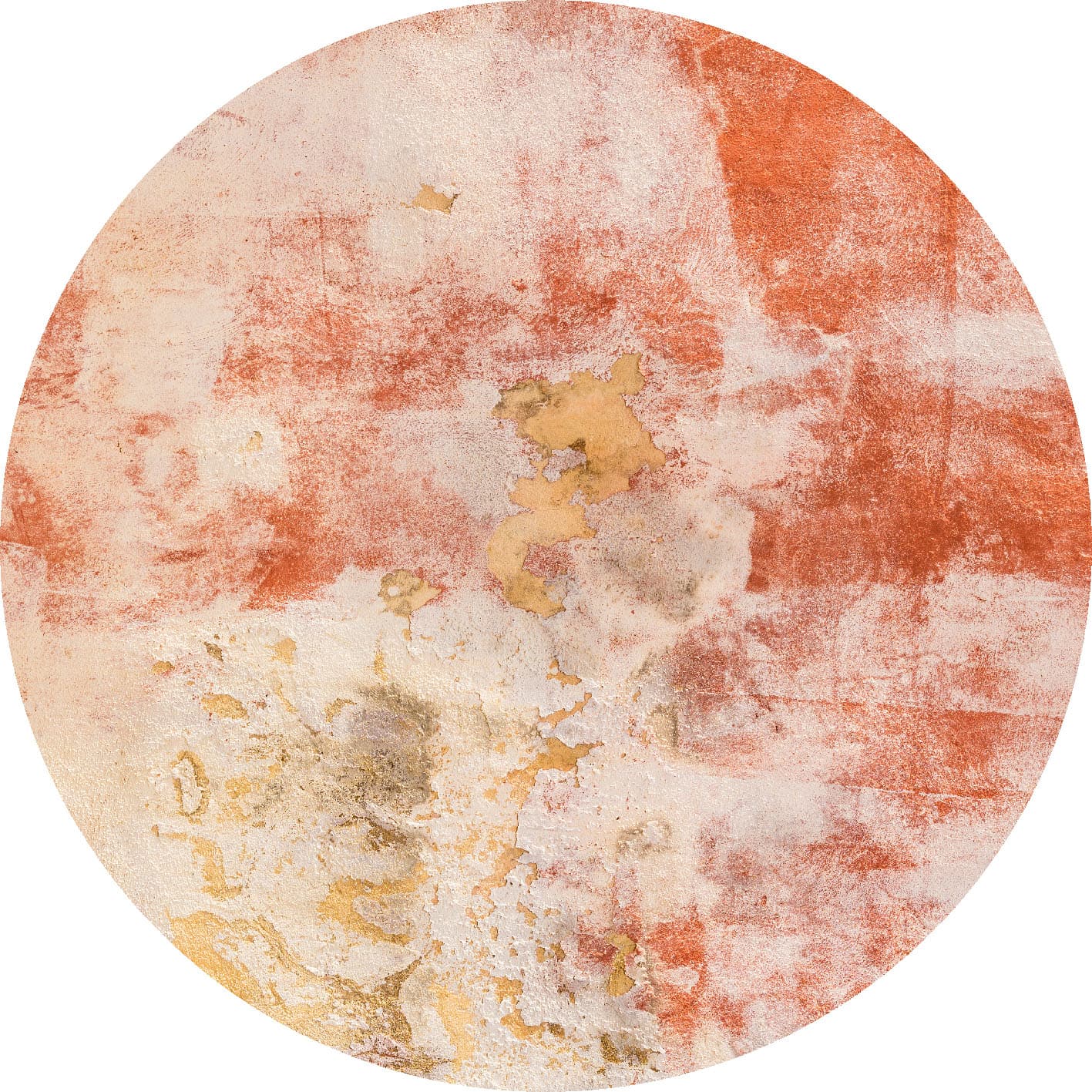 Rundt teppe - Periana (rosa/multi) (Størrelse: Ø 200 cm)