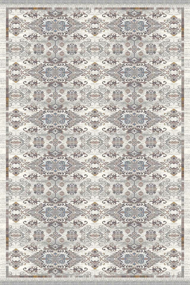 Wilton-teppe - Efez (hvit) (Størrelse: 133 x 190 cm)