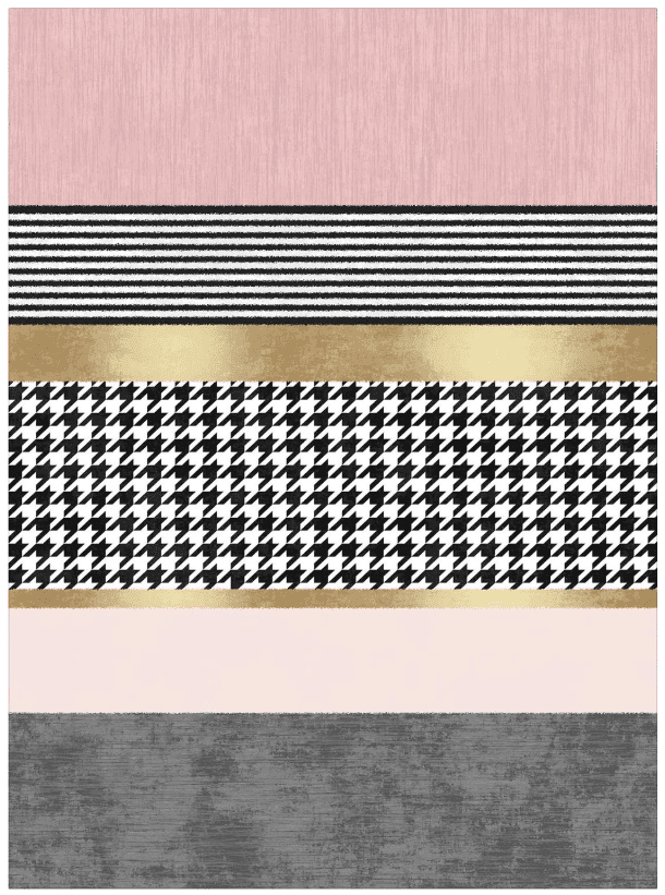 Wilton-teppe - Esme (rosa/multi) (Størrelse: 160 x 230 cm)