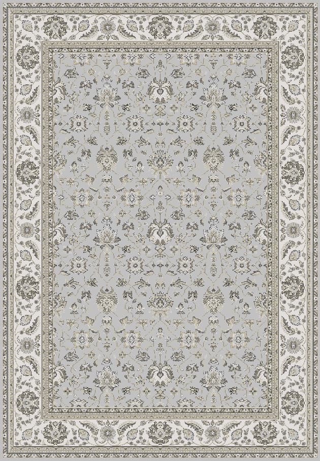 Wilton-teppe - Caselli (sølv) (Størrelse: 140 x 200 cm)
