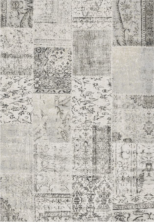 Wilton-teppe - Villani (cream/sølv) (Størrelse: 240 x 330 cm)