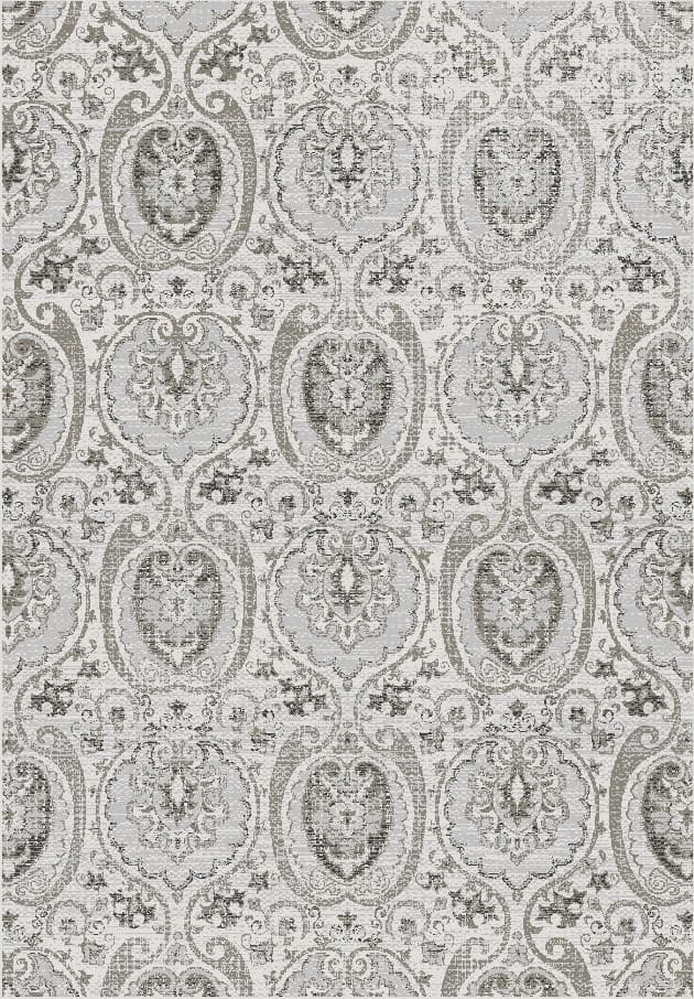 Wilton-teppe - Natoli (cream/sølv) (Størrelse: 140 x 200 cm)