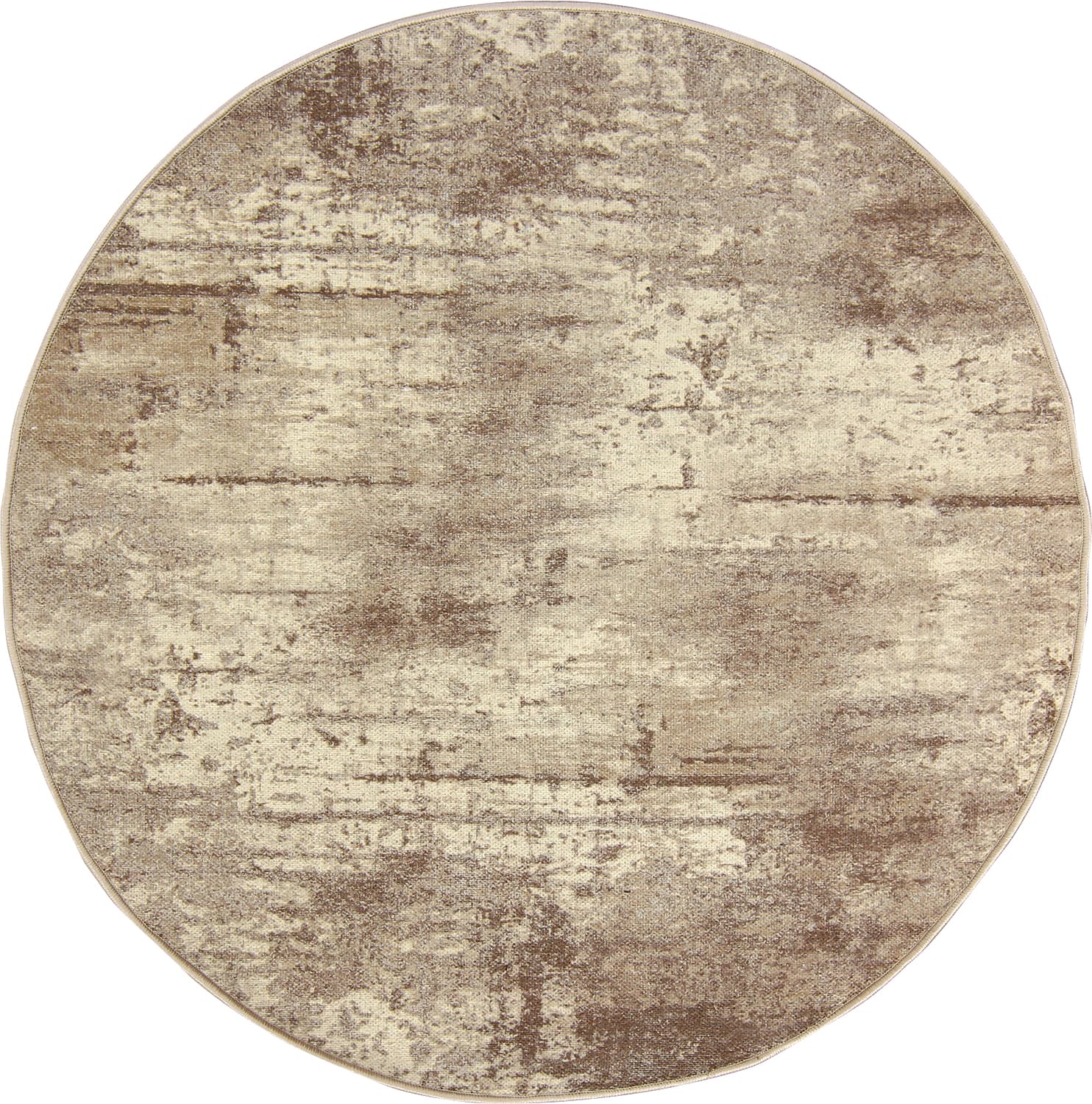 Rundt teppe - Kebira (beige) (Størrelse: Ø 200 cm)