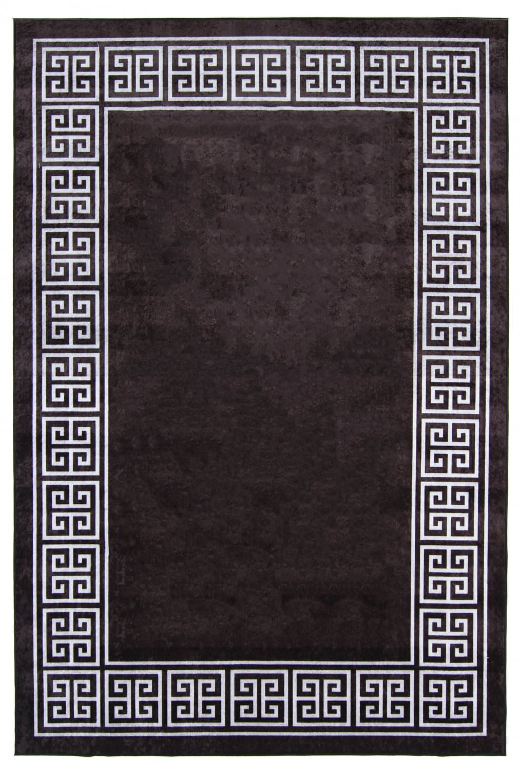 Wilton-teppe - Kuba (sort/hvit) (Størrelse: 160 x 230 cm)