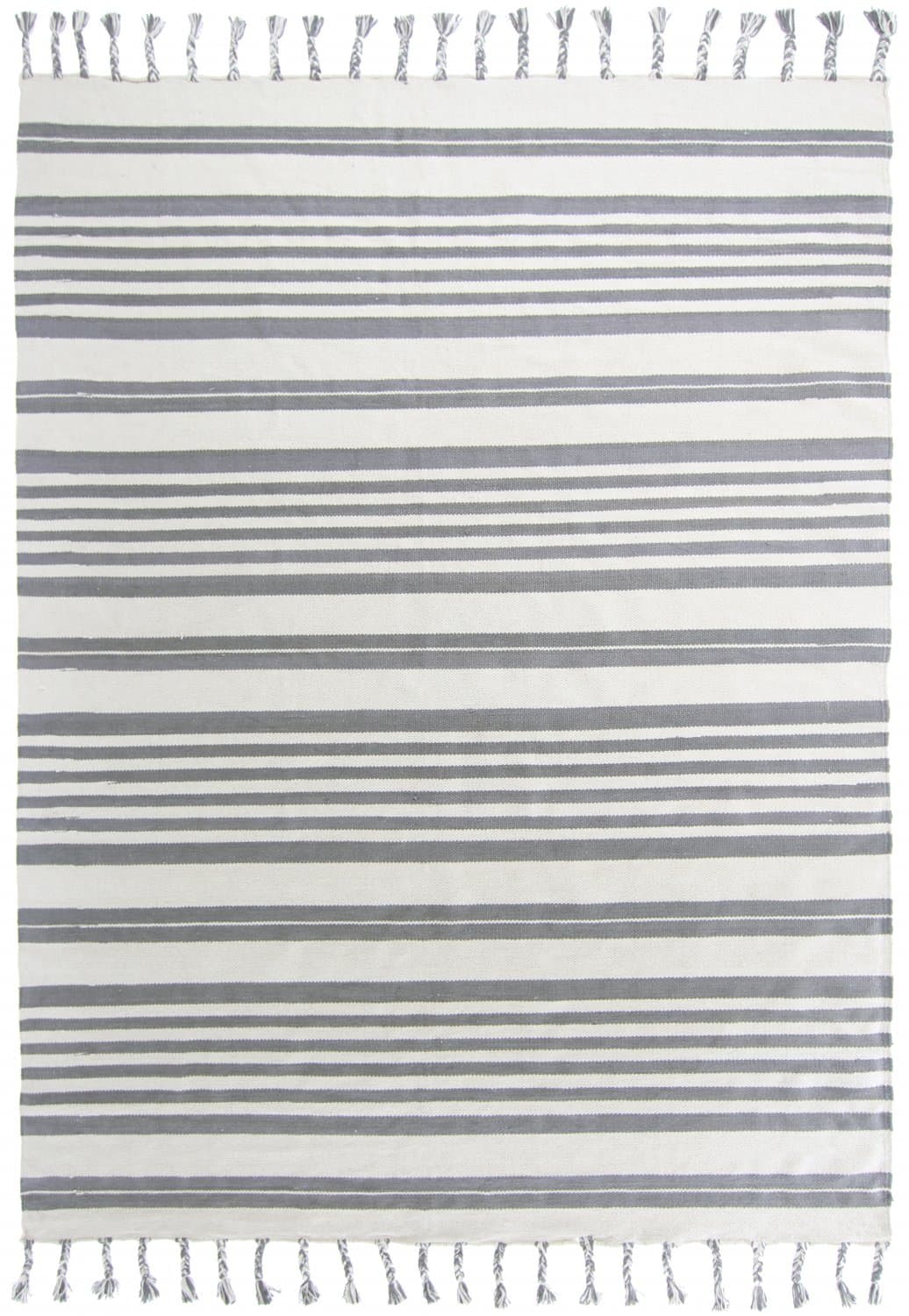 Bomullsteppe - Lehi (grå) (Størrelse: 80 x 150 cm)