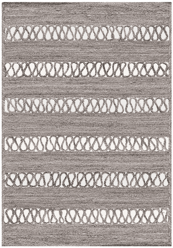 Wilton-teppe - Levie (grå) (Størrelse: 160 x 230 cm)