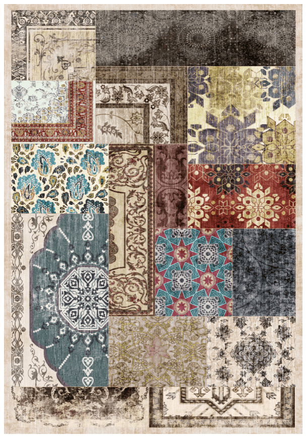 Wilton-teppe - Linosa (multi) (Størrelse: 160 x 230 cm)