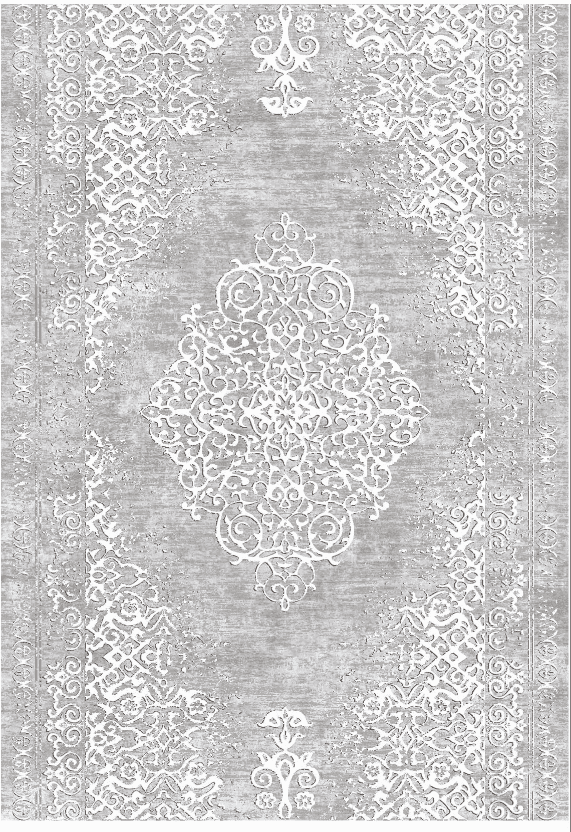 Wilton-teppe - Milazzo (grå) (Størrelse: 160 x 230 cm)