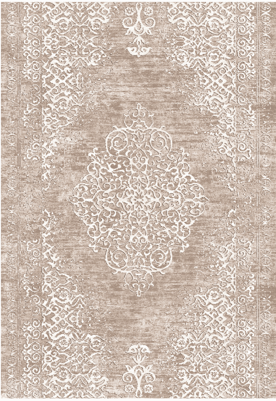 Wilton-teppe - Milazzo (beige) (Størrelse: 200 x 280 cm)