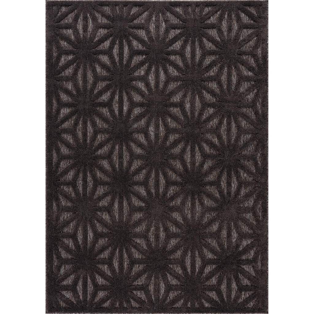 Shaggy Indoor-Outdoor - Preston (antrasitt) (Størrelse: 200 x 290 cm)