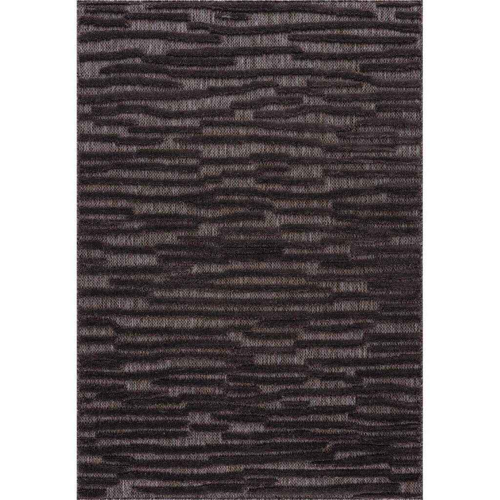 Shaggy Indoor-Outdoor - Neston (antrasitt) (Størrelse: 200 x 290 cm)