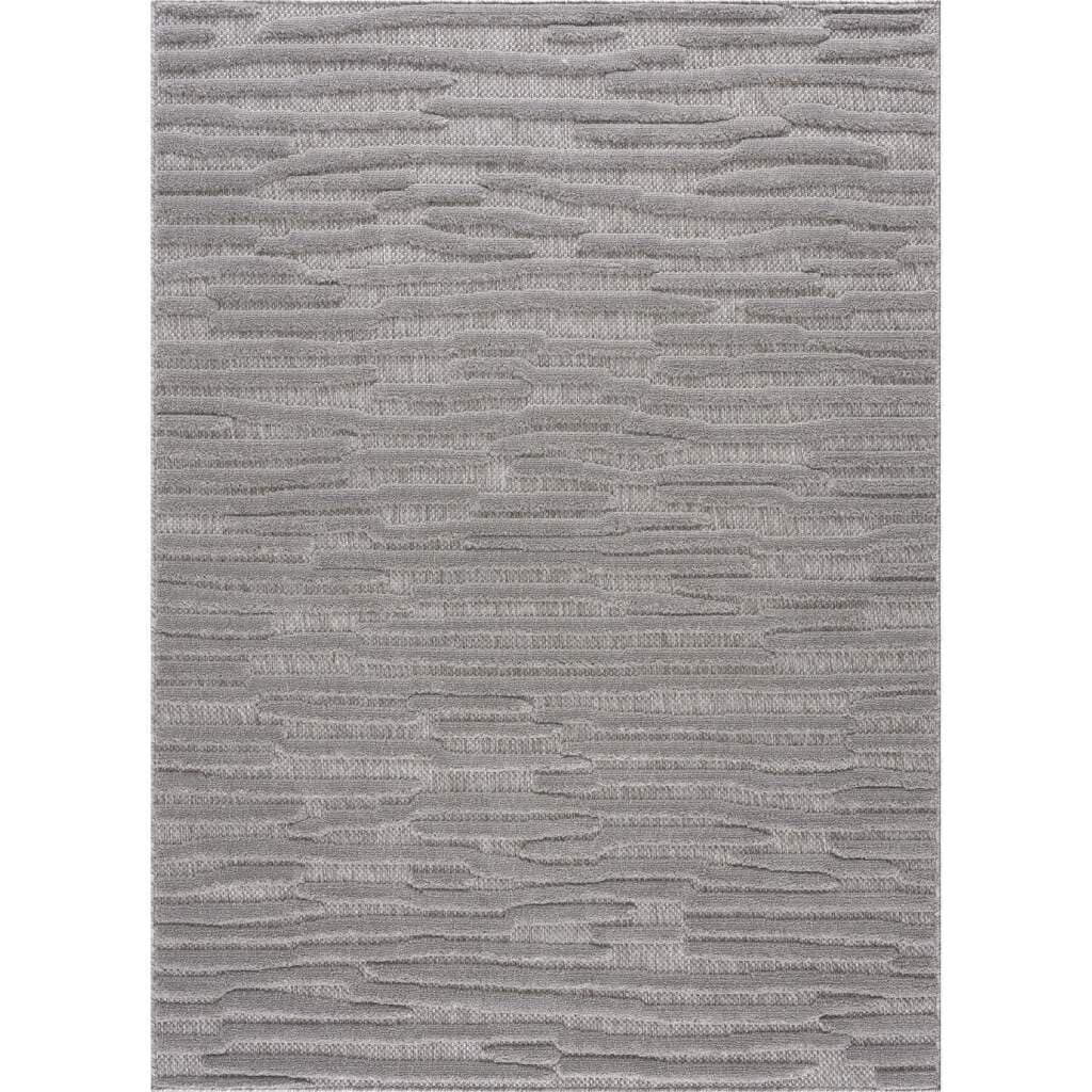 Shaggy Indoor-Outdoor - Neston (grå) (Størrelse: 160 x 230 cm)