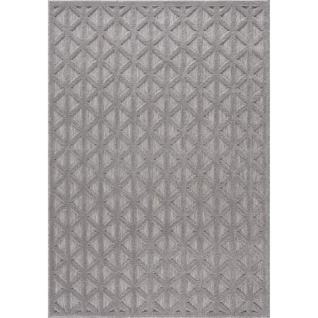 Shaggy Indoor-Outdoor - Aberdeen (grå) (Størrelse: 120 x 170 cm)