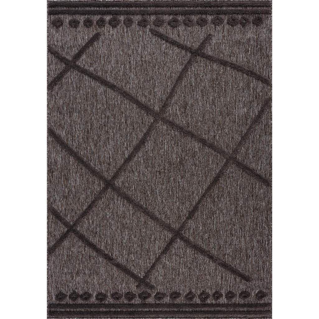 Shaggy Indoor-Outdoor - Newhaven (antrasitt) (Størrelse: 160 x 230 cm)