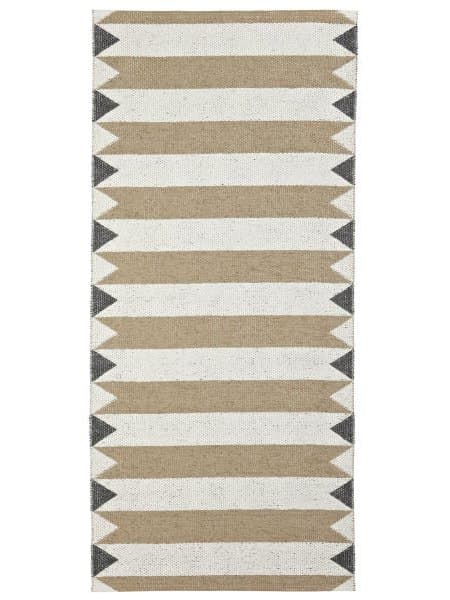 Plastmatter - Horredsmattan Peak (beige) (Størrelse: 150 x 150 cm)