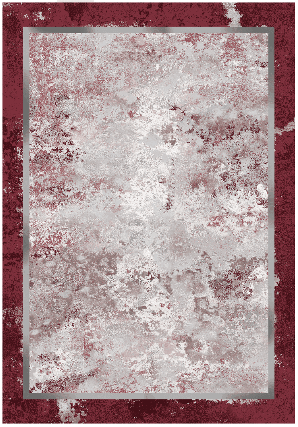 Wilton-teppe - Peri (rød/multi) (Størrelse: 160 x 230 cm)