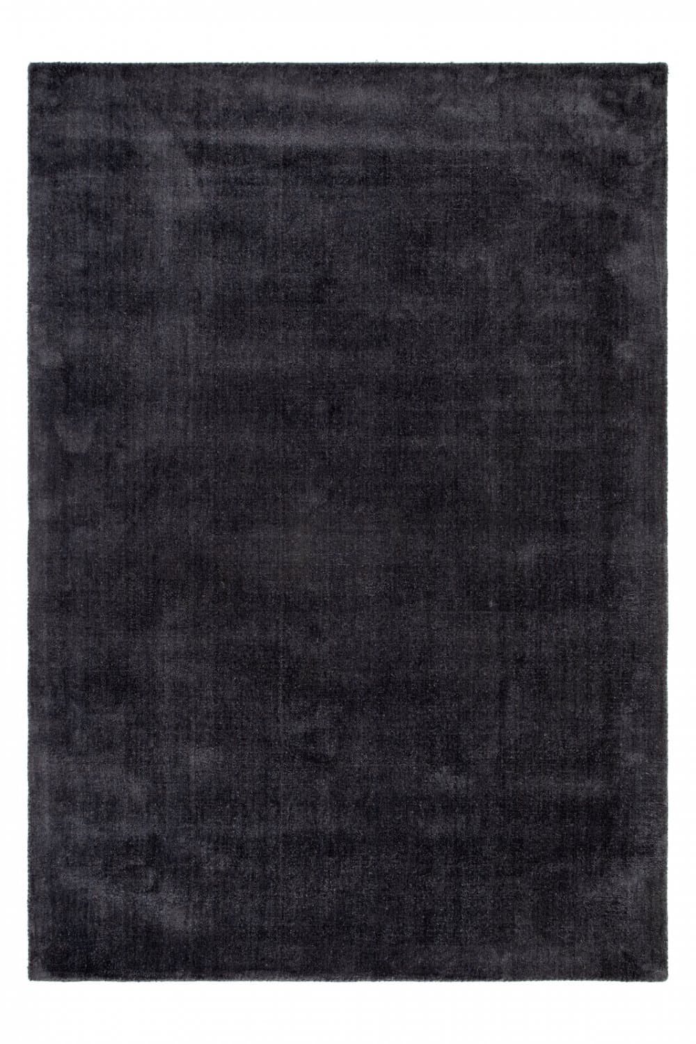 Recycled PET with viscose look (svart) (Størrelse: 240 x 340 cm)
