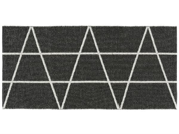 Plastmatter - Horredsmattan Viggen (sort) (Størrelse: 70 x 100 cm)