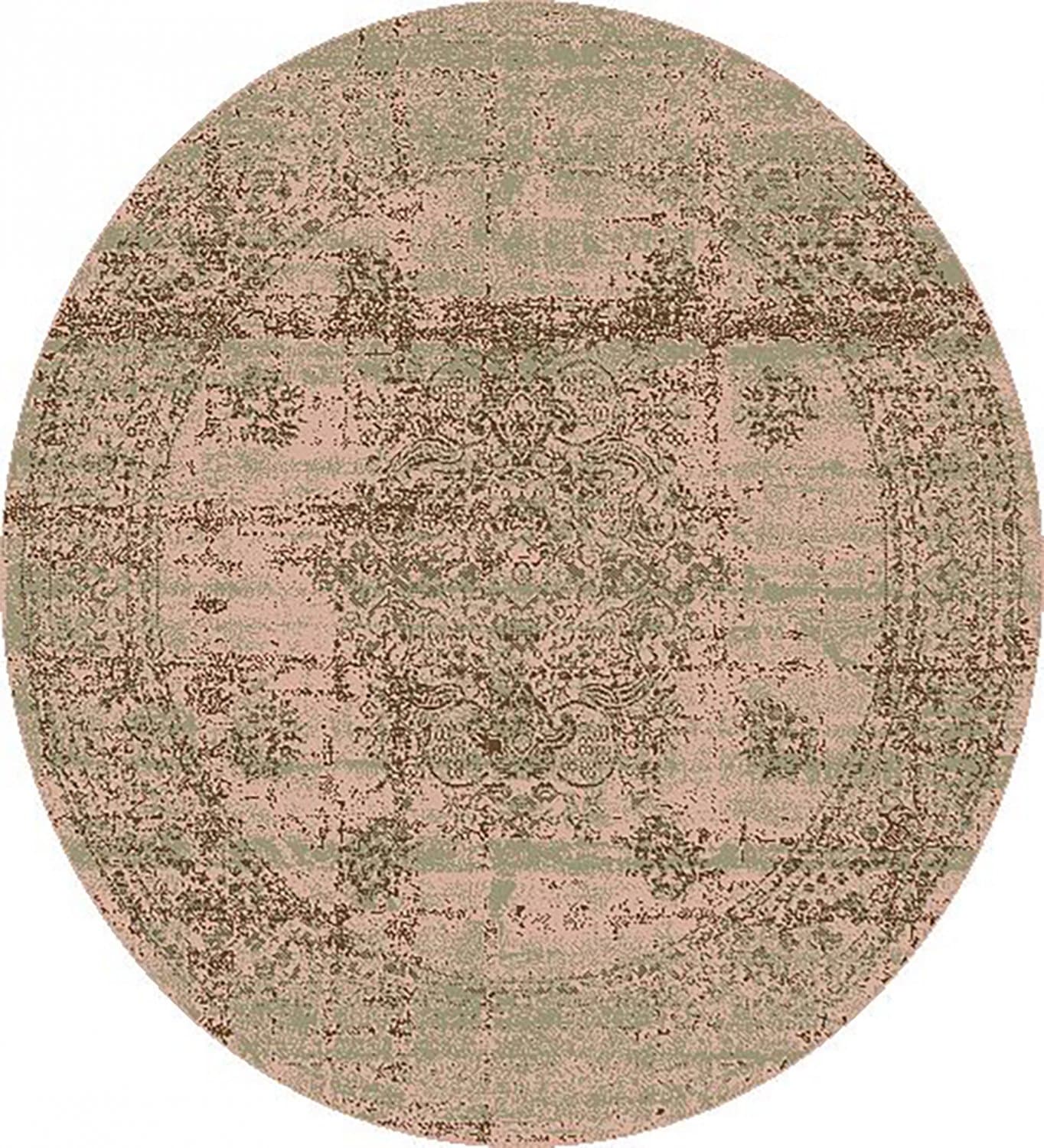 Rundt teppe - Peking Royal (rosa) (Størrelse: Ø 120 cm)