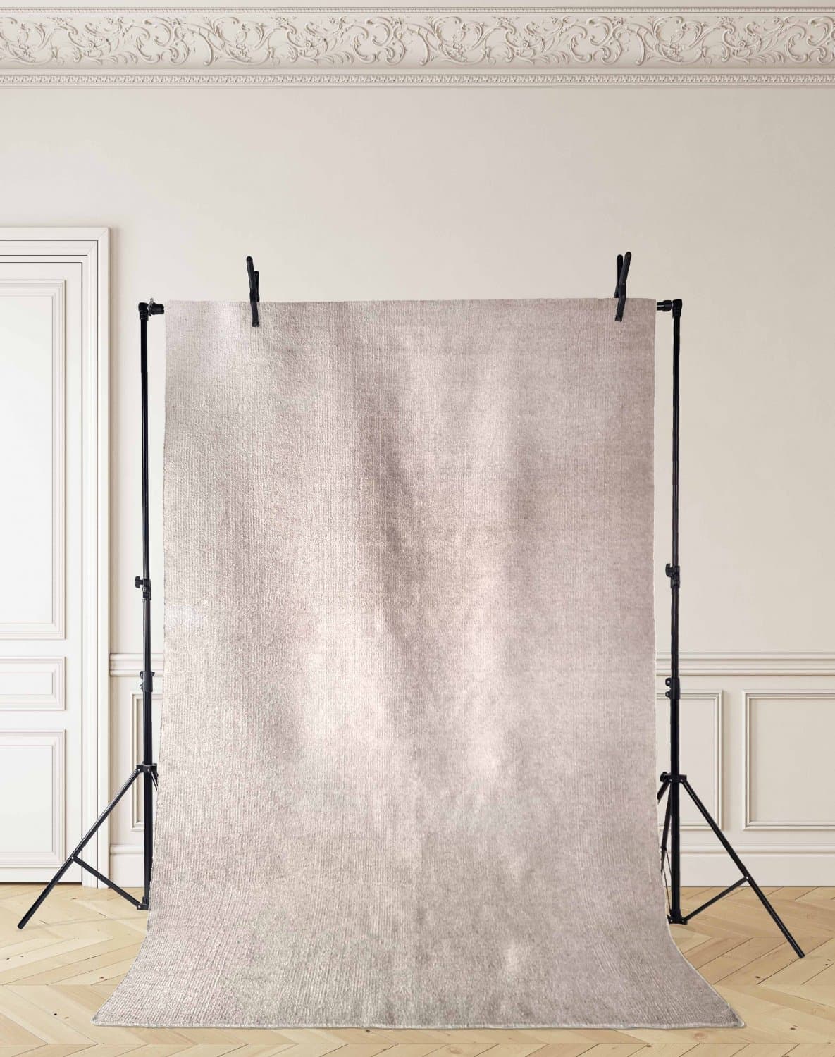 Ullteppe - Hamilton (Silver Grey) (Størrelse: 60 x 120 cm)