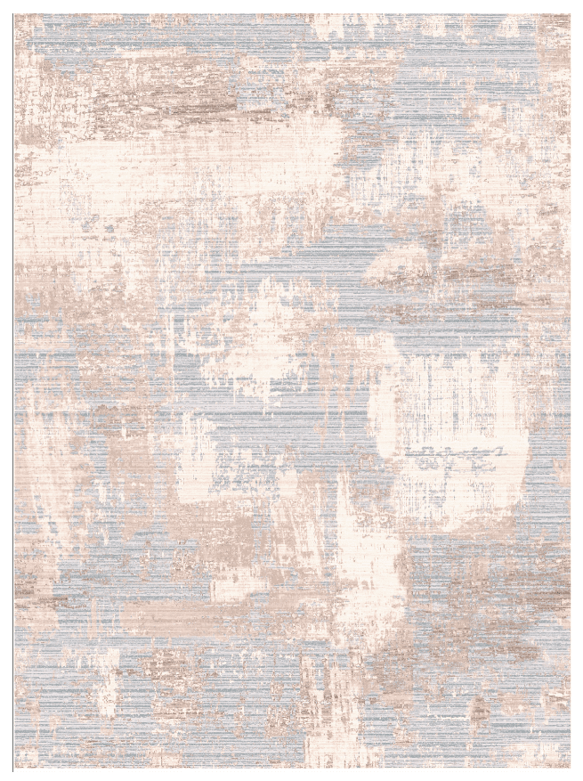 Wilton-teppe - Bardia (blå/grå) (Størrelse: 200 x 280 cm)
