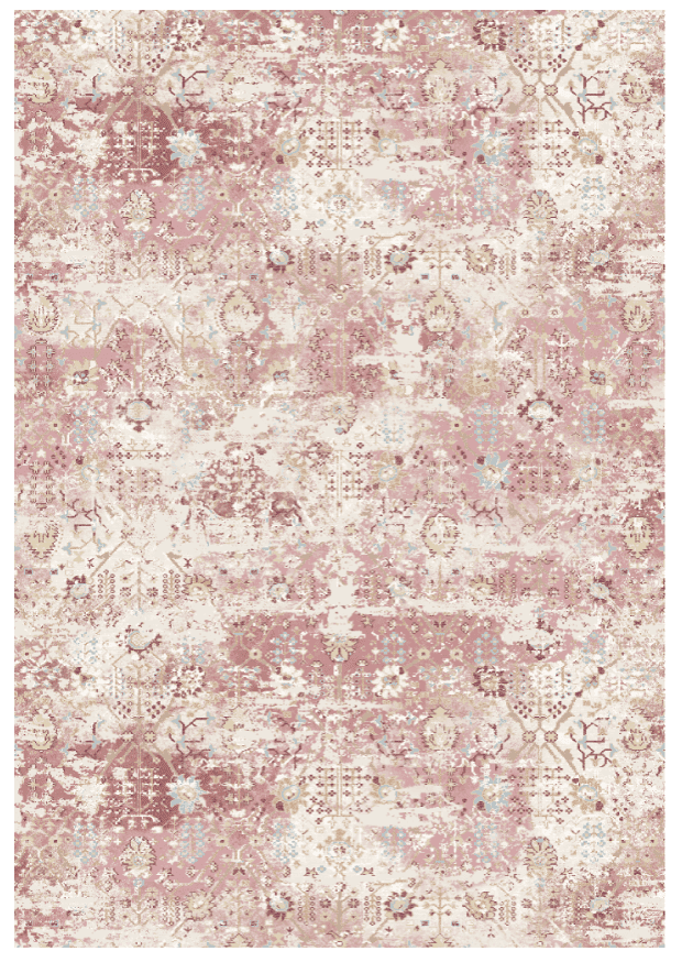 Wilton-teppe - Enfidha (rosa) (Størrelse: 200 x 280 cm)