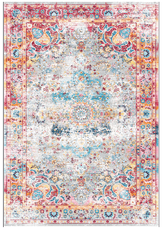 Wilton-teppe - Jedaida (multi) (Størrelse: 160 x 230 cm)