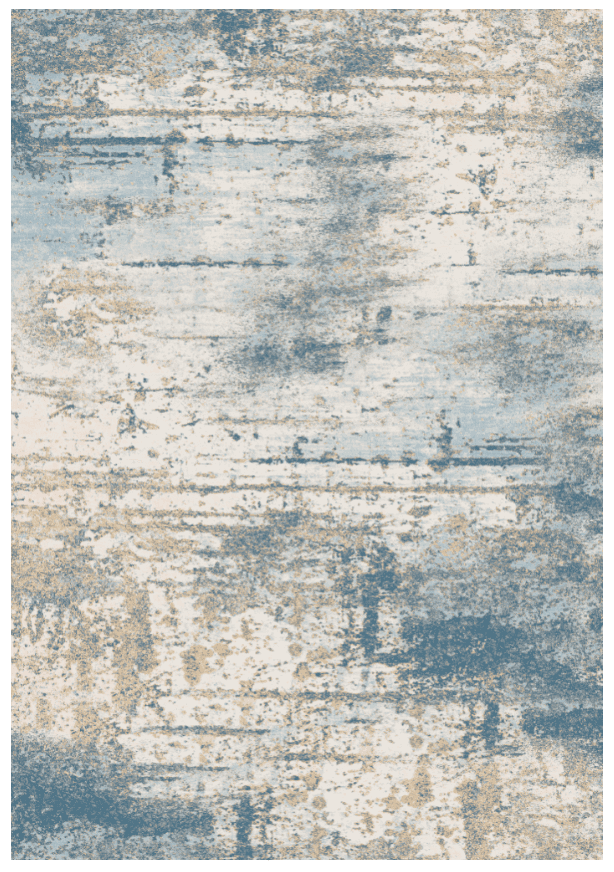 Wilton-teppe - Kebira (blå) (Størrelse: 240 x 340 cm)
