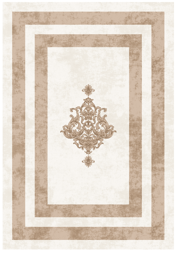 Wilton-teppe - Soros (beige/hvit) (Størrelse: 200 x 280 cm)