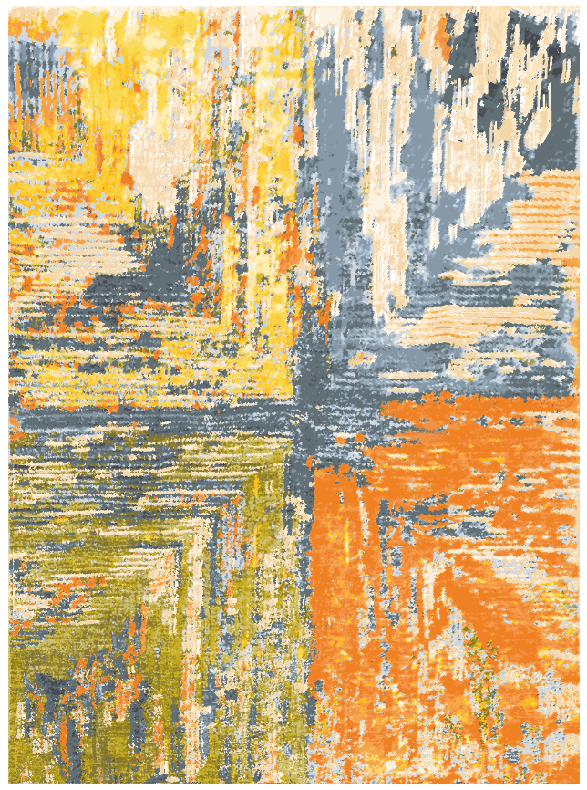 Wilton-teppe - Tizzano (oransje/multi) (Størrelse: 160 x 230 cm)