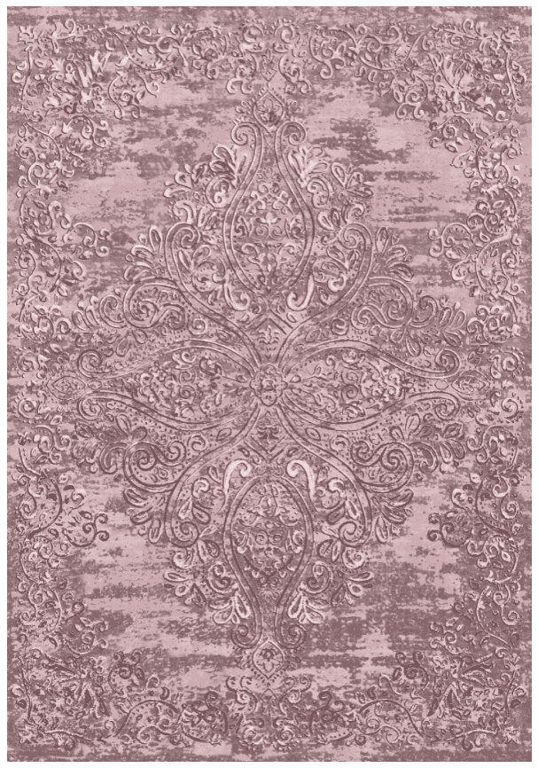 Wilton-teppe - Valenza (rosa) (Størrelse: 200 x 280 cm)