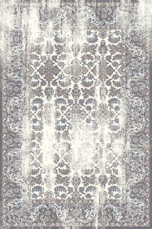 Wilton-teppe - Varde (grå) (Størrelse: 160 x 230 cm)